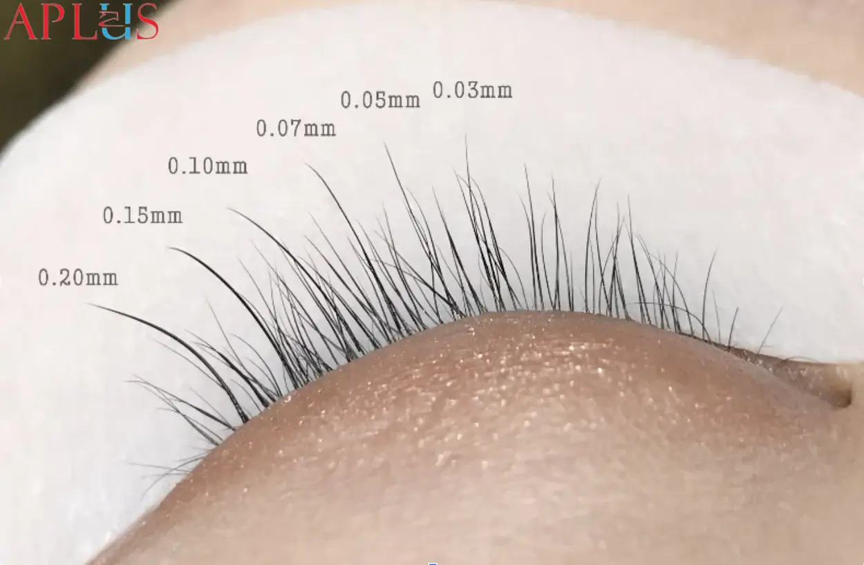 0.07 Volume Lashes are ultra-fine lash extensions designed to create beautiful, voluminous lash fans