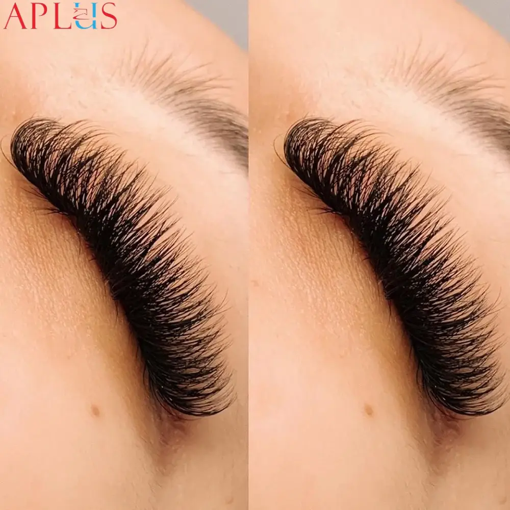 0.07mm lashes create a full and natural lash effect.
