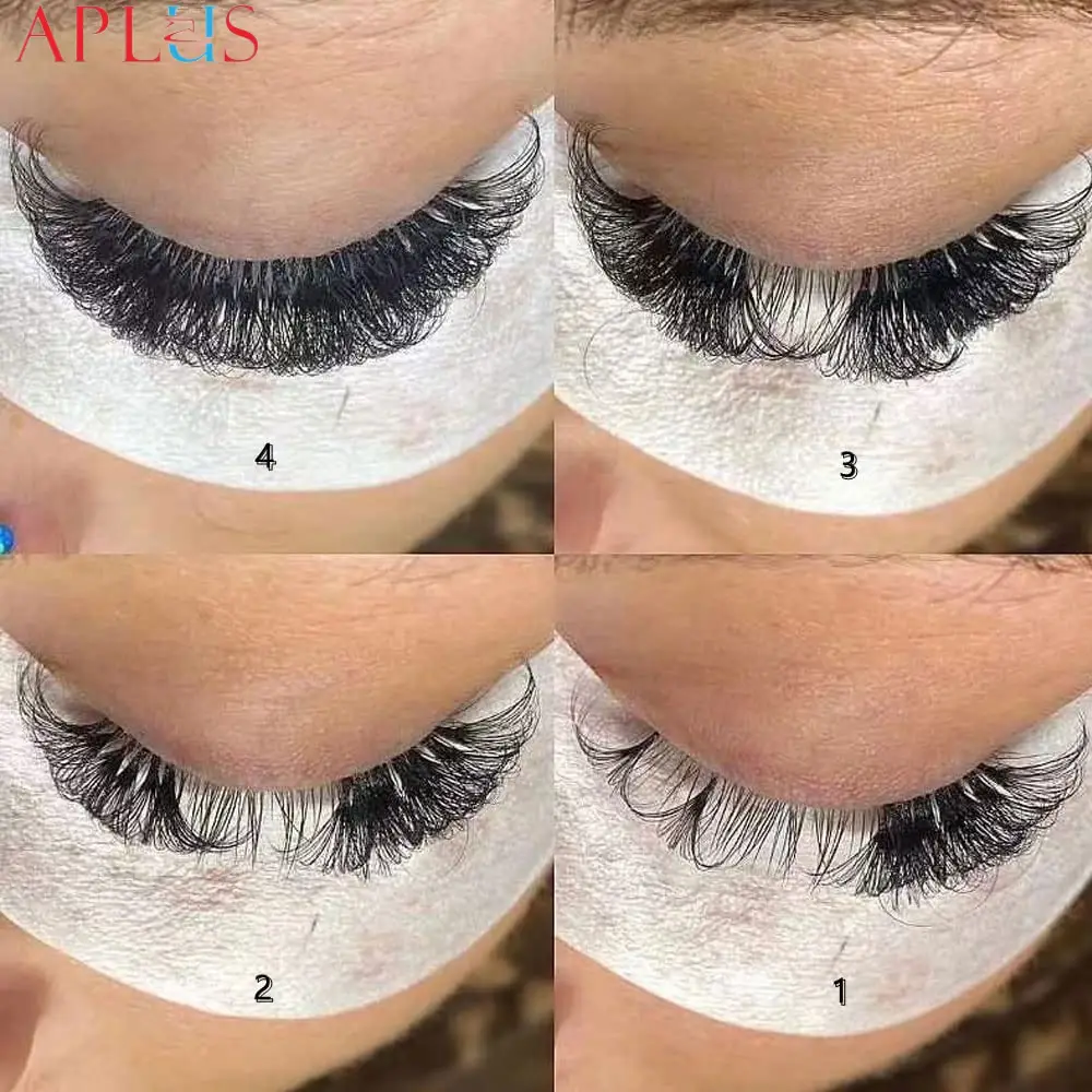 0.07 volume lashes are crafted from high-quality synthetic fibers.