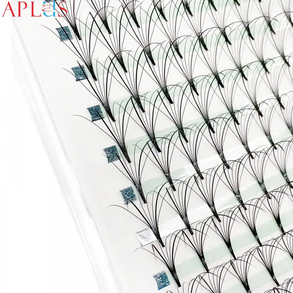 Wispy premade eyelash fans are specially designed lash clusters that mimic the natural growth pattern of lashes