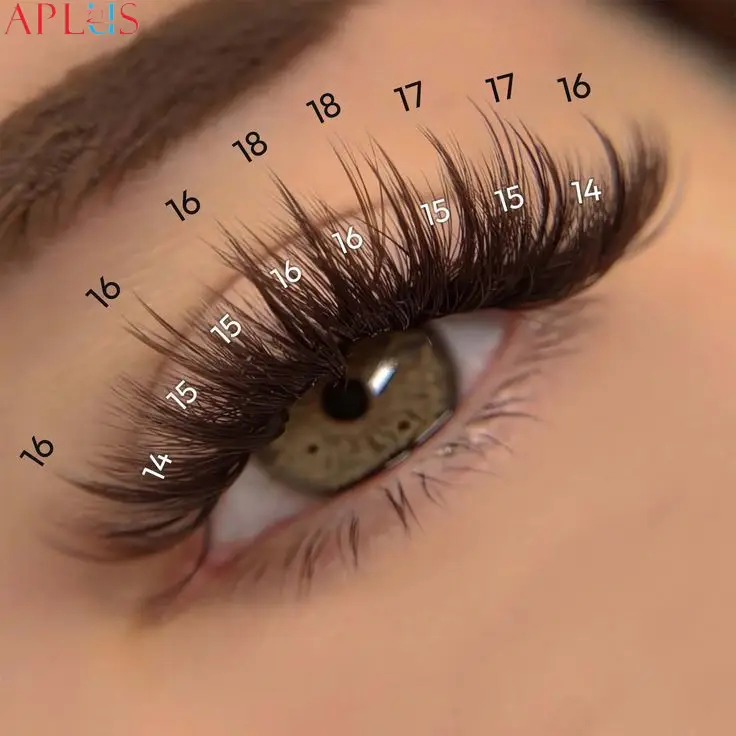 The lash length can be customized to suit different eye shapes and customer styles.