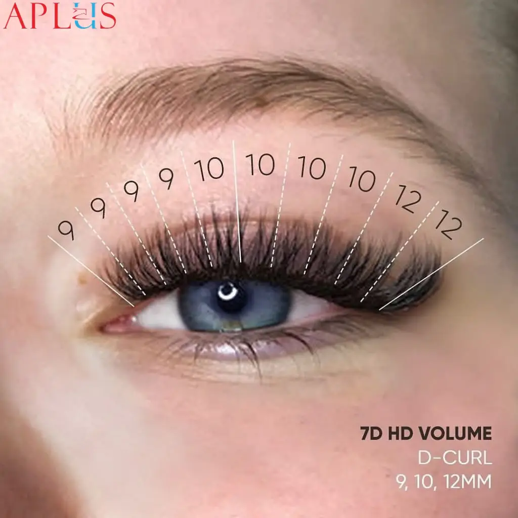 Wispy Mega Volume Fans With Eyelash Extensions