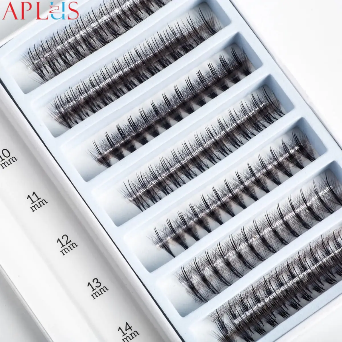 Wispy eyelash extensions black fans