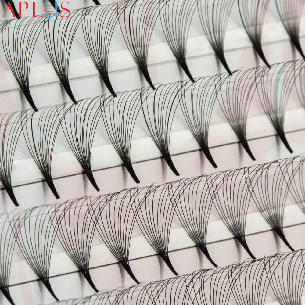 Promade Eyelash Fans are meticulously handcrafted clusters of eyelash extensions