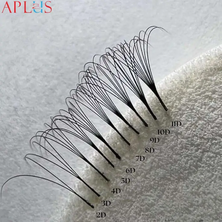 Black Promade Eyelash Fans offer a rich, deep black finish that enhances lash definition