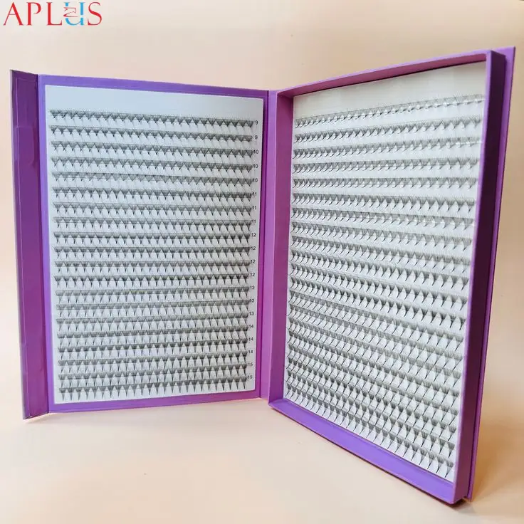 Tray packaging premade eyelash fans stand out from other forms of premade fan packaging