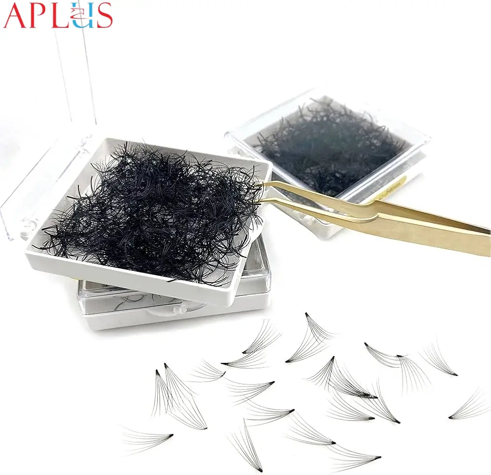 Loose packaging premade fans offer an affordable way to provide high-quality volume lash extensions
