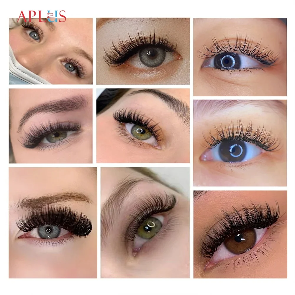 Classic synthetic lashes are single-strand extensions applied in a 1:1 ratio